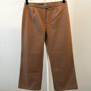 VINTAGE KENAR PANTS MAUVE TAN WIDE LEG CAPRI NEW 4